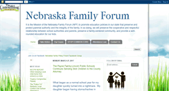 Desktop Screenshot of nebraskafamilyforum.org