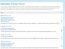 Tablet Screenshot of nebraskafamilyforum.org